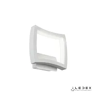 Бра LED Roomy 8196-200-B WH iLedex белый 1 лампа, основание белое в стиле современный хай-тек квадраты