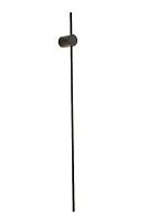 Бра LED 0706WL-21BK Milosh Tendence чёрный на 1 лампу, основание чёрное в стиле минимализм хай-тек трубочки отраженный свет