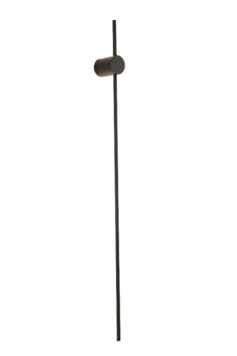 Бра LED 0706WL-12BK Milosh Tendence чёрный на 1 лампу, основание чёрное в стиле минимализм хай-тек трубочки отраженный свет