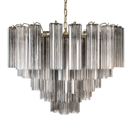 Люстра подвесная Мурано / Murano 10580/800 Ash LOFT IT чёрная дымчатая на 18 ламп, основание бронзовое в стиле современный арт-деко фото 5