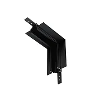 Коннектор внутренний для встраиваемого низкопрофильного шинопровода Magnetic track system Exility TRAM034ICL-42B Maytoni чёрный в стиле хай-тек современный для светильников серии Magnetic track system Exility exility тонкая магнитная