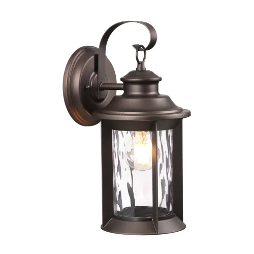 Настенный светильник Mavret 4961/1W Odeon Light уличный IP44 коричневый 1 лампа, плафон прозрачный в стиле классический E27 фото 2