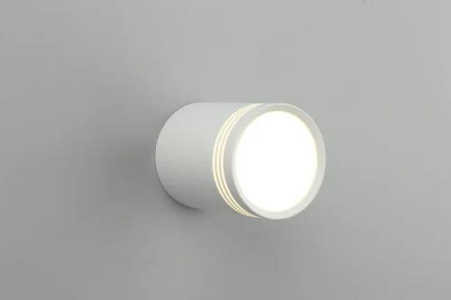 Светильник накладной LED Fortezza OML-100109-12 Omnilux белый 1 лампа, основание белое в стиле хай-тек круглый фото 2