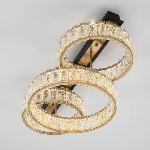 Люстра потолочная LED Palant CL325162 Citilux прозрачная на 1 лампу, основание чёрное в стиле современный классический фото 4 Люстра потолочная LED Palant CL325162 Citilux прозрачная на 1 лампу, основание чёрное в стиле современный классический фото 4