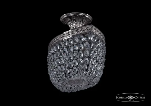 Люстра потолочная хрустальная 19113/45IV Ni Bohemia Ivele Crystal прозрачная на 4 лампы, основание никель в стиле классика sp фото 2