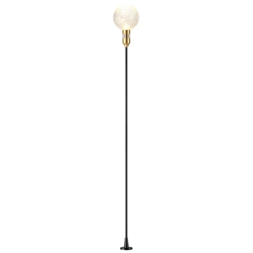 Ландшафтный светильник LED Dande 7121/2GLA Odeon Light уличный IP65 чёрный на 1 лампу, плафон прозрачный в стиле хай-тек LED фото 5