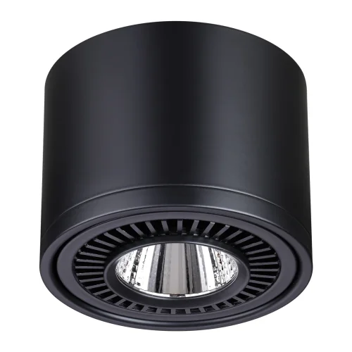 Светильник накладной LED Gesso 358814 Novotech чёрный 1 лампа, основание чёрное в стиле современный круглый фото 3