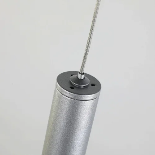 Светильник подвесной LED Tibia 2216-1P Favourite прозрачный 1 лампа, основание серебряное в стиле современный трубочки фото 7