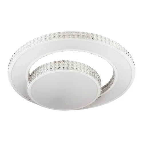 Светильник потолочный LED с пультом 10205/2LED Escada белый на 1 лампу, основание белое в стиле современный с пультом кольца