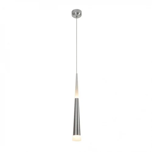 Светильник подвесной LED Вегас CL227010 Citilux белый 1 лампа, основание серое в стиле современный трубочки