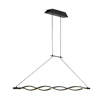 Люстра подвесная LED SAHARA 5818 Mantra коричневая на 1 лампа, основание коричневое в стиле современный 