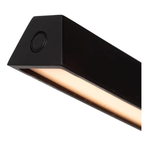 Настольная лампа офисная LED Lavale 44501/03/30 Lucide чёрная 1 лампа, основание чёрное металл в стиле современный минимализм  фото 5
