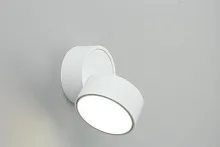 Светильник накладной LED Lenno OML-101309-12 Omnilux белый 1 лампа, основание белое в стиле хай-тек круглый