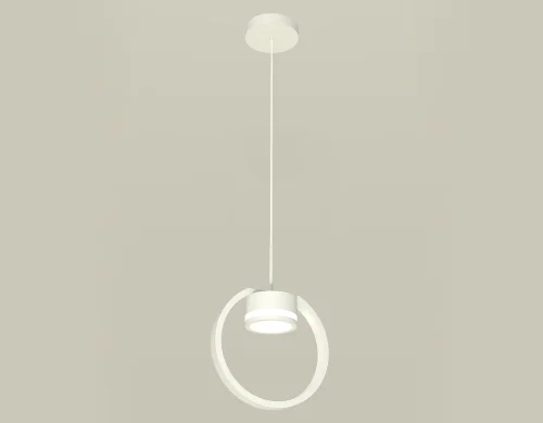 Светильник подвесной XB9101150 Ambrella light белый 1 лампа, основание белое в стиле современный хай-тек 