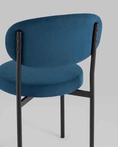 Стул Бриф SN велюр синий УТ000039455 Stool Group, /, ножки//, размеры - *830***470*530 фото 3
