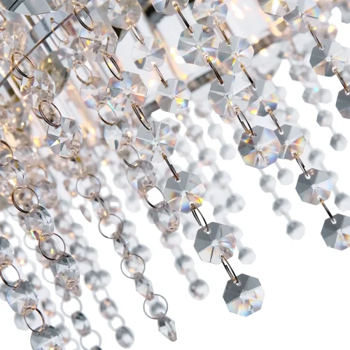 Люстра подвесная Hail MOD097PL-08CH Maytoni прозрачная на 8 ламп, основание хром в стиле современный фото 3