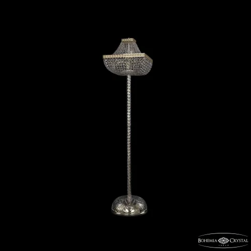 Торшер 19282T4/H/35IV-148 G Bohemia Ivele Crystal sp прозрачный 4 лампы, основание золотое в стиле классический
