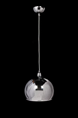 Светильник подвесной Aurora LDP 081013-300 CHR Lumina Deco хром 1 лампа, основание хром в стиле модерн шар фото 3
