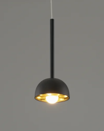 Светильник подвесной LED Fiona V10891-PL Moderli чёрный 1 лампа, основание чёрное в стиле современный  фото 3