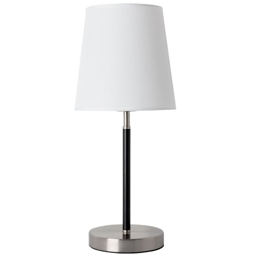 Настольная лампа Rodos A2589LT-1SS Arte Lamp белая 1 лампа, основание матовое серебро металл в стиле современный 