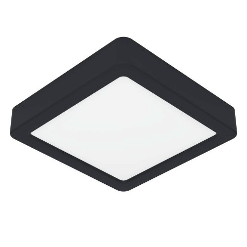 Светильник накладной LED Fueva 5 900586 Eglo белый 1 лампа, основание чёрное в стиле современный квадратный