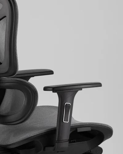 Кресло офисное TopChairs Nimbus, серый УТ000041778 Stool Group, /, ножки//, размеры - ***** фото 3