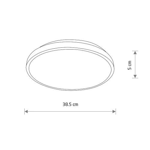 Светильник потолочный Agnes Round Pro 10978-NW Nowodvorski белый на 1 лампу, основание белое в стиле современный фото 6
