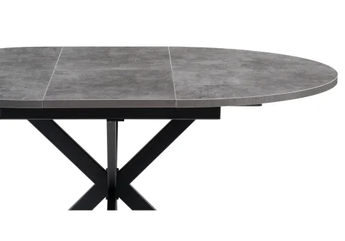 Деревянный стол Сурео 2 камень темный / черный 514790 Woodville столешница серая из лдсп фото 4