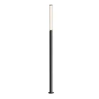 Парковый светильник LED Lit O593FL-L20GF3K Maytoni уличный IP65 графит на 1 лампу, плафон белый в стиле современный хай-тек LED