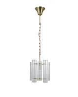 Светильник подвесной Monte V10775-1P Moderli прозрачный 1 лампа, основание бронзовое в стиле модерн классика 