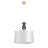 Светильник подвесной Mikimito 8418/3A Lumion серый на 3 лампы, основание золотое в стиле современный Светильник подвесной Mikimito 8418/3A Lumion серый на 3 лампы, основание золотое в стиле современный