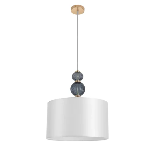 Светильник подвесной Mikimito 8418/3A Lumion серый на 3 лампы, основание золотое в стиле современный 