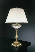Настольная лампа P 4660 G Reccagni Angelo белая 2 лампы, основание античное бронза металл в стиле классический 