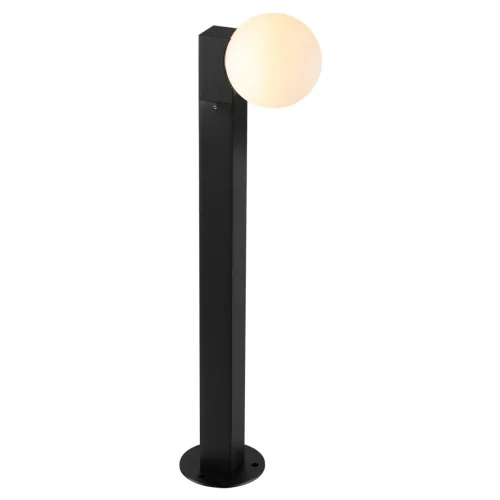Парковый светильник Viva 7124/1G Odeon Light уличный IP65 чёрный на 1 лампу, плафон белый в стиле современный хай-тек G9 фото 5