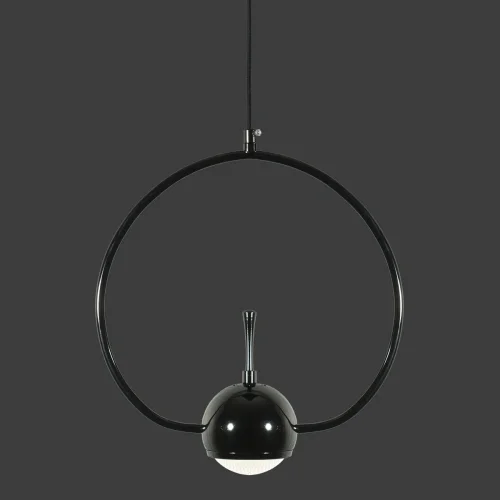 Светильник подвесной LED Nuance 8140-B LOFT IT чёрный 1 лампа, основание чёрное в стиле лофт минимализм  фото 4