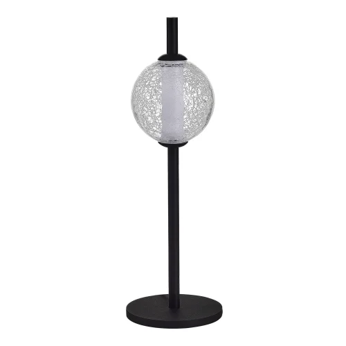 Настольная лампа LED Peek SL6120.404.01 ST-Luce прозрачная 1 лампа, основание чёрное металл в стиле минимализм хай-тек современный  фото 2