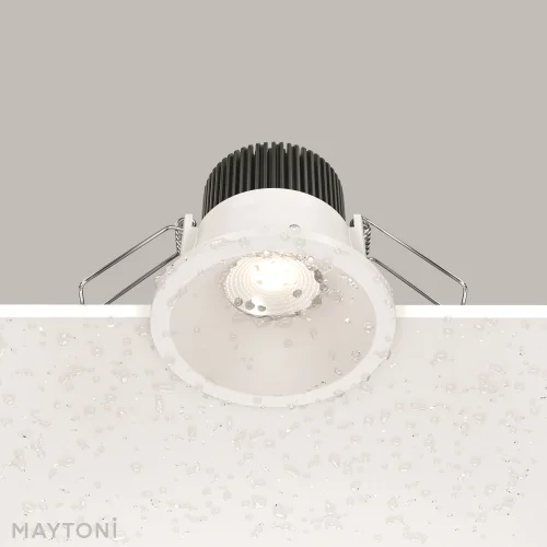 Светильник точечный LED Zoom DL034-01-06W4K-W Maytoni белый на 1 лампу, основание белое в стиле современный фото 5