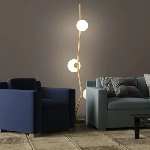 Торшер MATHIA FL 212092-23 ImperiumLoft белый на 3 лампы, основание латунь в стиле современный фото 8 Торшер MATHIA FL 212092-23 ImperiumLoft белый на 3 лампы, основание латунь в стиле современный фото 8