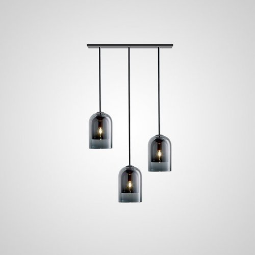 Светильник подвесной ARIA Transparent 213759-26 ImperiumLoft прозрачный 1 лампа, основание чёрное в стиле современный  фото 4