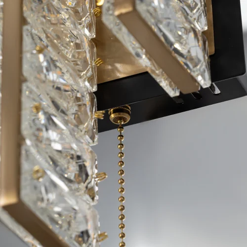 Бра с выключателем LED Palant CL325422 Citilux прозрачный на 1 лампу, основание чёрное в стиле современный классический фото 3