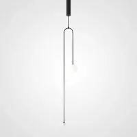 Светильник подвесной LINES A 140816-26 ImperiumLoft белый 2 лампы, основание чёрное в стиле минимализм 