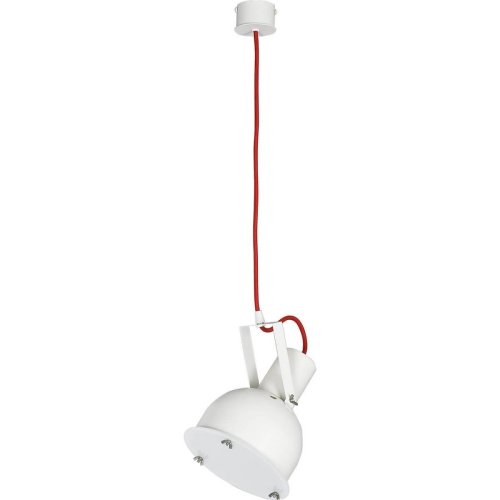 Светильник подвесной Industrial White 5525-NW Nowodvorski белый 1 лампа, основание белое в стиле лофт 
