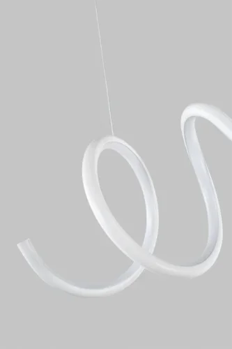 Светильник подвесной LED Torino V10465-CL Moderli белый 1 лампа, основание белое в стиле современный хай-тек  фото 3