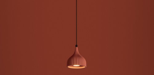 Светильник подвесной Terra FR5582PL-01R Freya красный на 1 лампу, основание чёрное в стиле современный мемфис фото 6