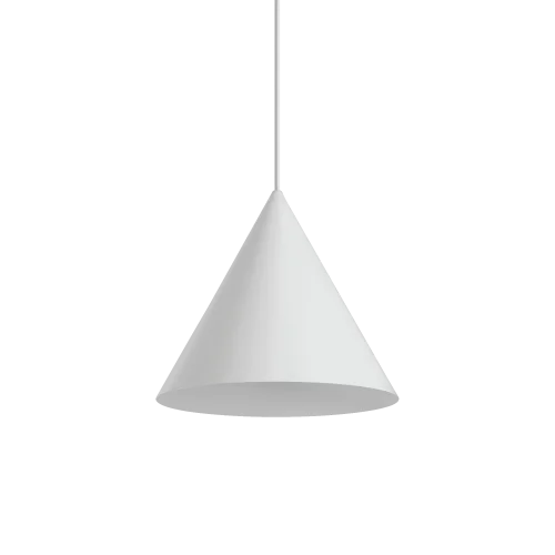 Светильник подвесной A-LINE SP1 D30 BIANCO Ideal Lux белый на 1 лампу, основание белое в стиле современный 
