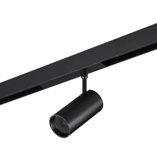 Трековый светильник LED с переключателем цветовой темперетуры Vector 359958 Novotech чёрный для шинопроводов серии Vector чёрный фото 8