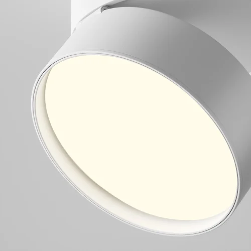 Светильник накладной LED Onda C024CL-18W4K-W-1 Maytoni белый 1 лампа, основание белое в стиле хай-тек современный круглый фото 2