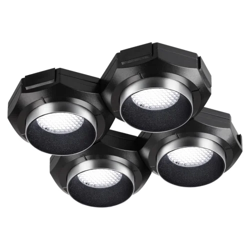 Светильник точечный для натяжного ПВХ потолка Vario 371056 Novotech чёрный на 1 лампу, основание чёрное в стиле современный хай-тек минимализм для пвх потолка фото 3