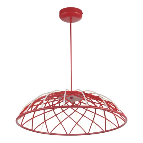 Светильник подвесной LED Bound SL6016.603.01 ST-Luce красный 1 лампа, основание красное в стиле хай-тек современный  фото 3