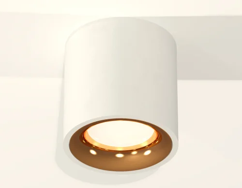 Светильник накладной Techno spot XS7531024 Ambrella light белый 1 лампа, основание белое в стиле хай-тек модерн круглый фото 2